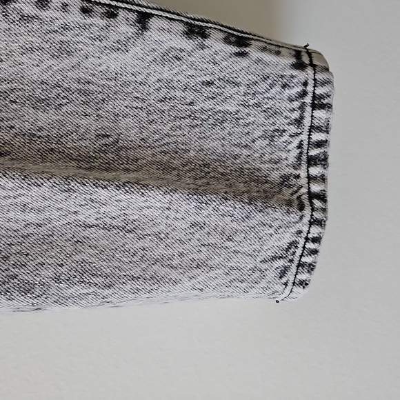 Frame Le Original Black Gray Acid Wash Cropped Jeans Size‎ 26 - Picture 4 of 16